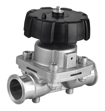 Manual diaphragm valve