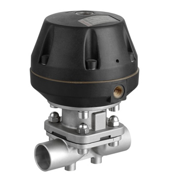 Pneumatic diaphragm valve