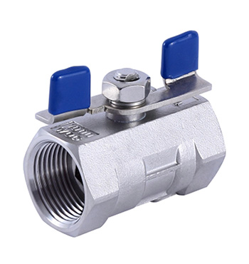 One-piece female thread ball valve