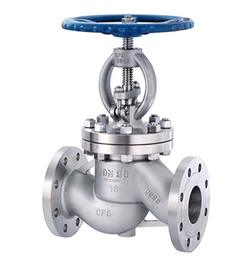 Flanged globe valve