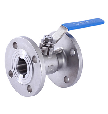 One-segment flanged ball valve